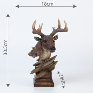 Декоративна статуетка малка глава на елен