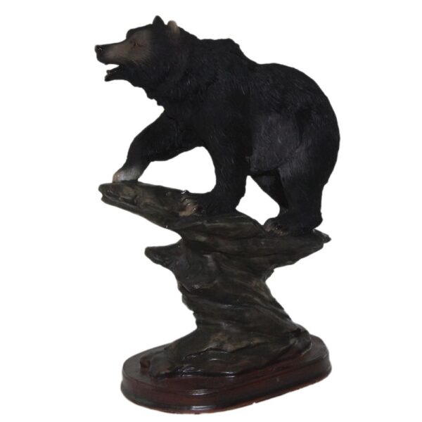 Декоративна статуетка мечка на скала