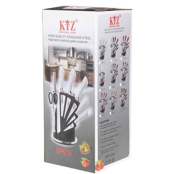Комплект кухненски ножове - KTZ черно