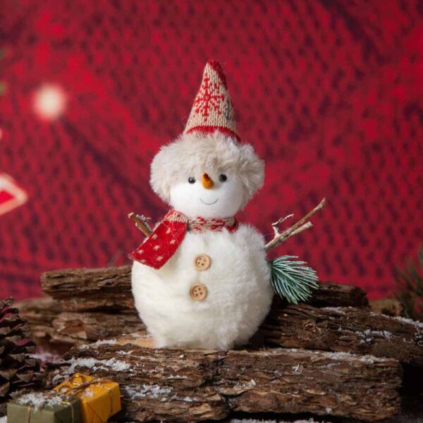 Коледна декорация - Снежен човек с клонче