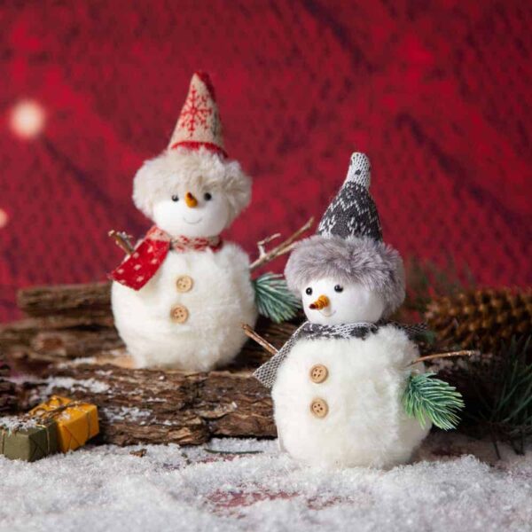 Коледна декорация - Снежен човек с клонче