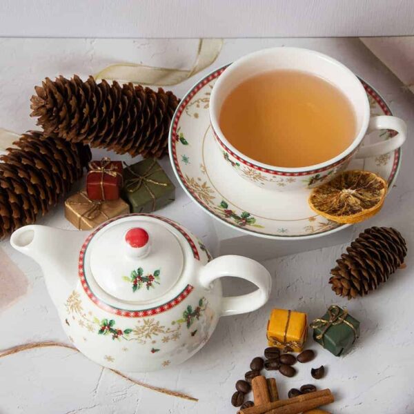 Коледен комплект за чай от серията  Коледна украса