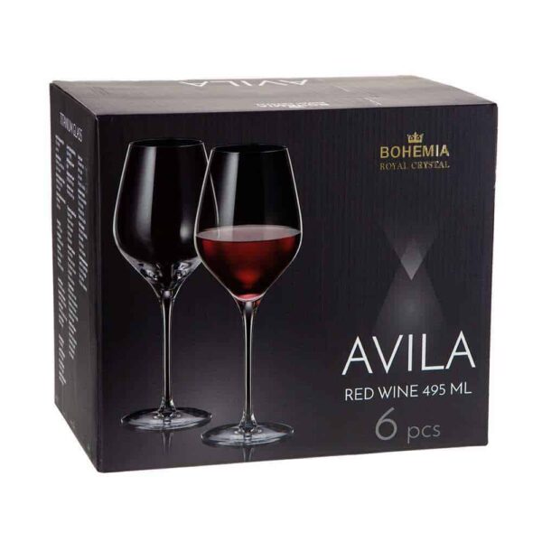 Чаши за червено вино от серията  Авила - 495мл