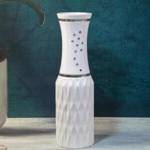 Керамична ваза Сребърни точки - 60см