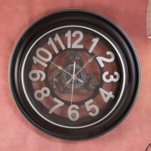 Стенен часовник Зъбни колела - сребро