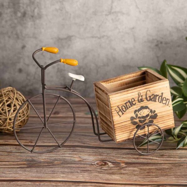Декоративна кашпа - Велосипед