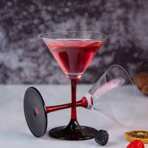 Комплект чаши за мартини Red - 200мл