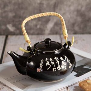 Чайник Японски символи в черно