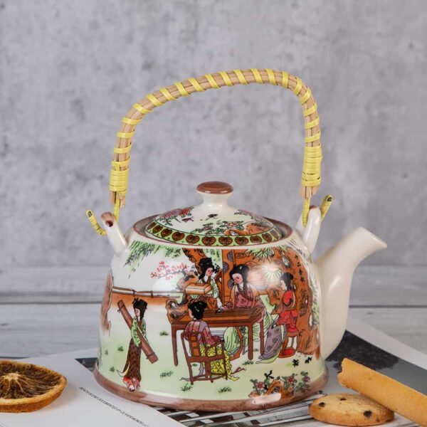 Чайник 850мл - Декориран с китайска символика
