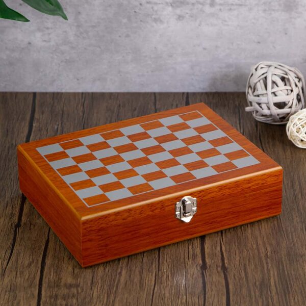 Комплект шах с фласк - Brown
