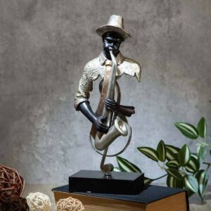 Декоративна статуетка саксофонист