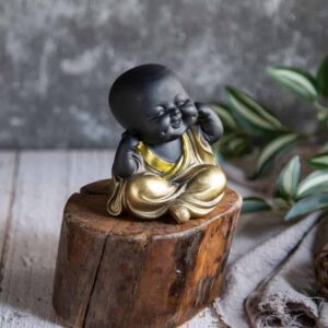 Декоративна статуетка будист 11см - Пътят към Духовността