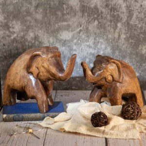 Декоративна статуетка среден слон - Тайланд