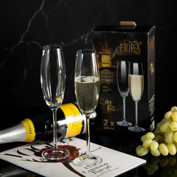 Чаши за шампанско от серията Фиора - 230мл