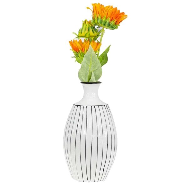 Керамична ваза от серията White XL - 28см