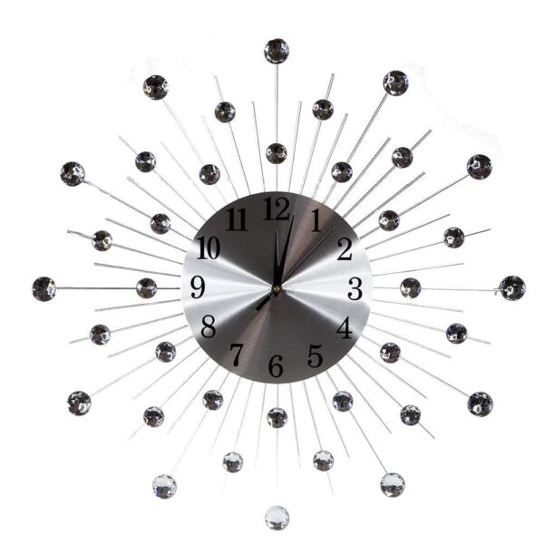 Стенен часовник   - Сребърен блясък