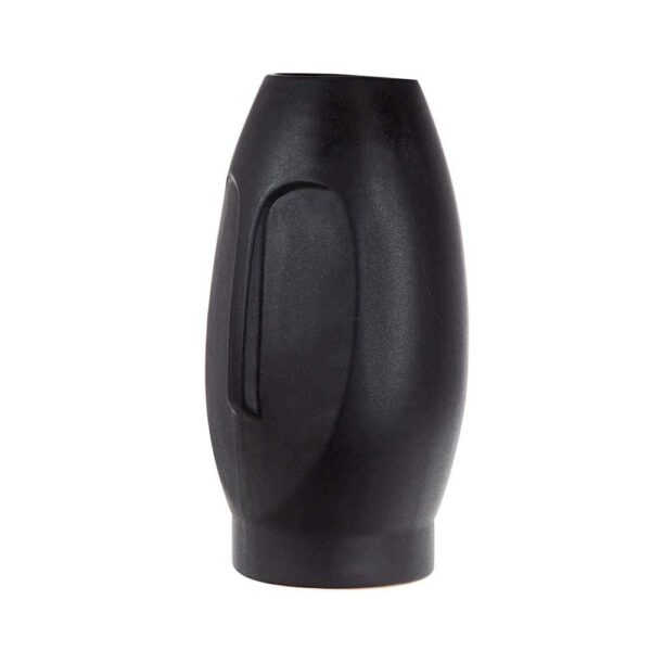 Керамична ваза от серията Лица в черно M - 26см