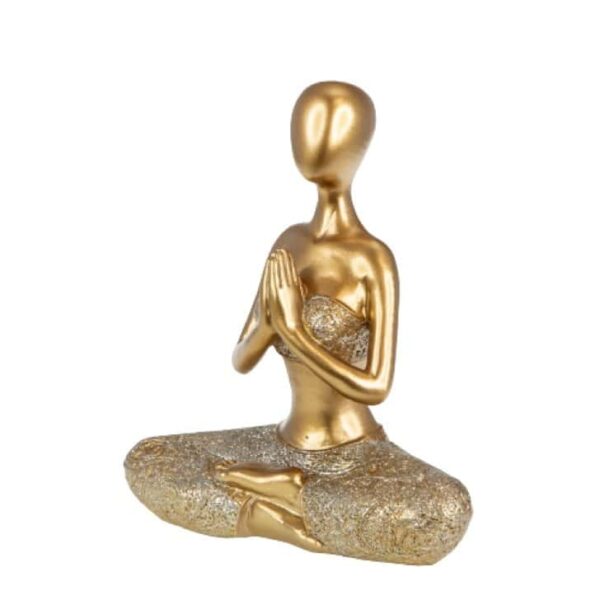 Декоративна статуетка - Йога в седяща поза