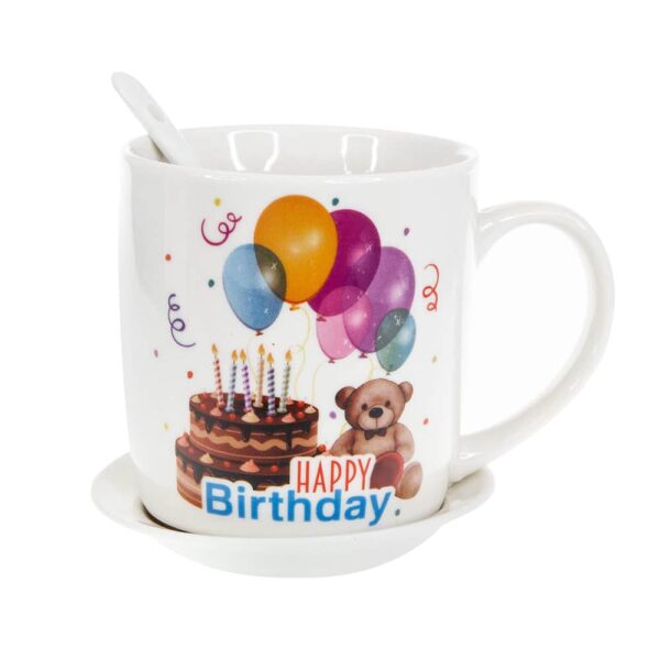 Подаръчна чаша Happy Birthday-балони