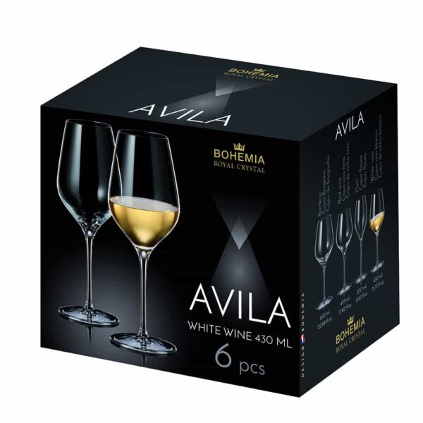 Чаши за бяло вино от серията  Авила - 430мл