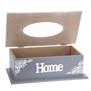 Кутия за салфетки - Home grey