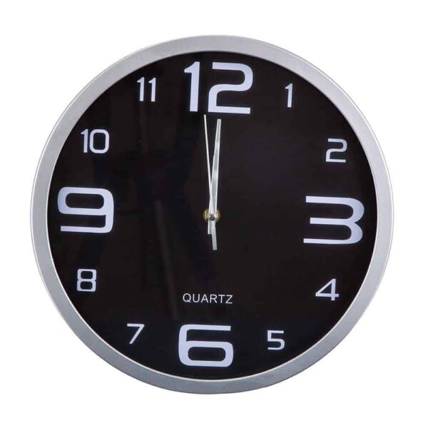 Стенен часовник Класик в черно