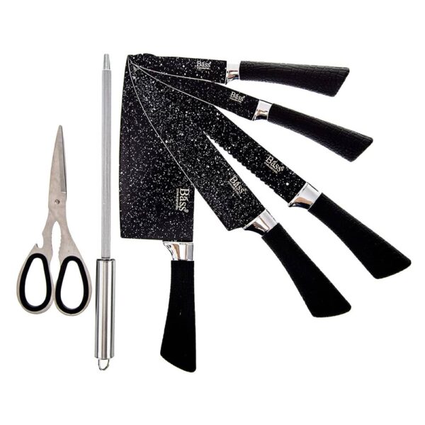 Комплект кухненски ножове - BASS BLACK