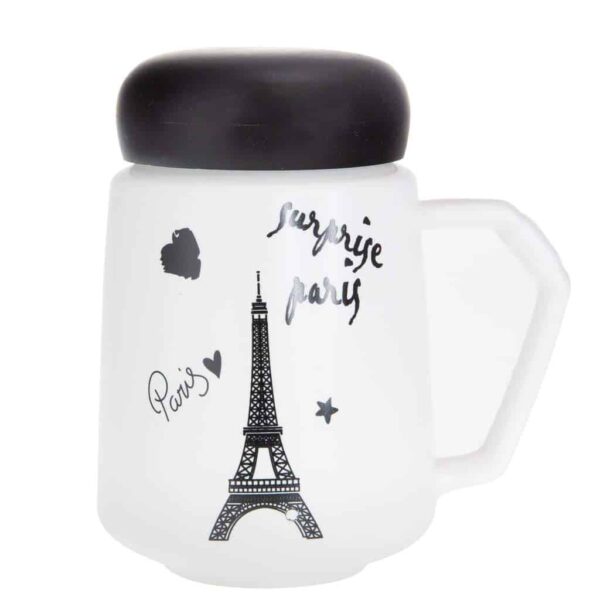 Подаръчна чаша - Black Eiffel Tower