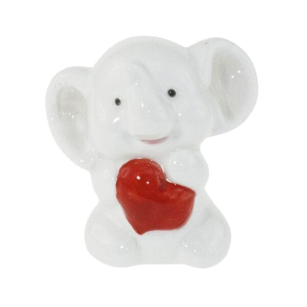 Декоративна статуетка слонче със сърце