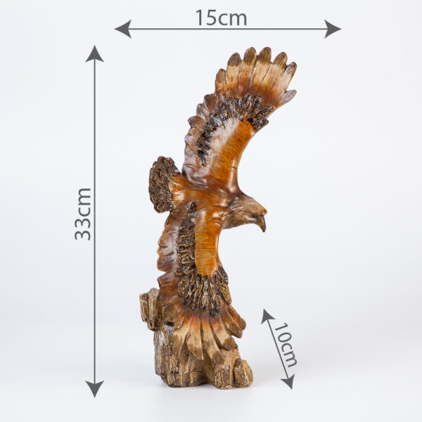 Декоративна статуетка орел на скала