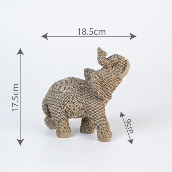 Декоративна статуетка Слон - 17.5см