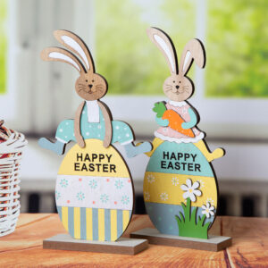 Великденска декорация - Комплект зайци