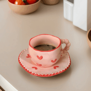 Подаръчна чаша - Червено сърце 540мл